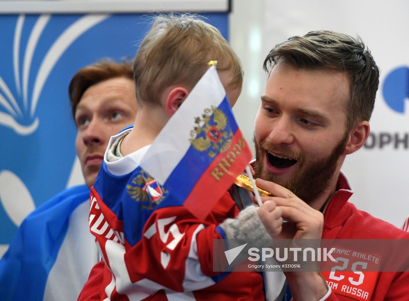 Russian 2018 Olympians are welcomed home