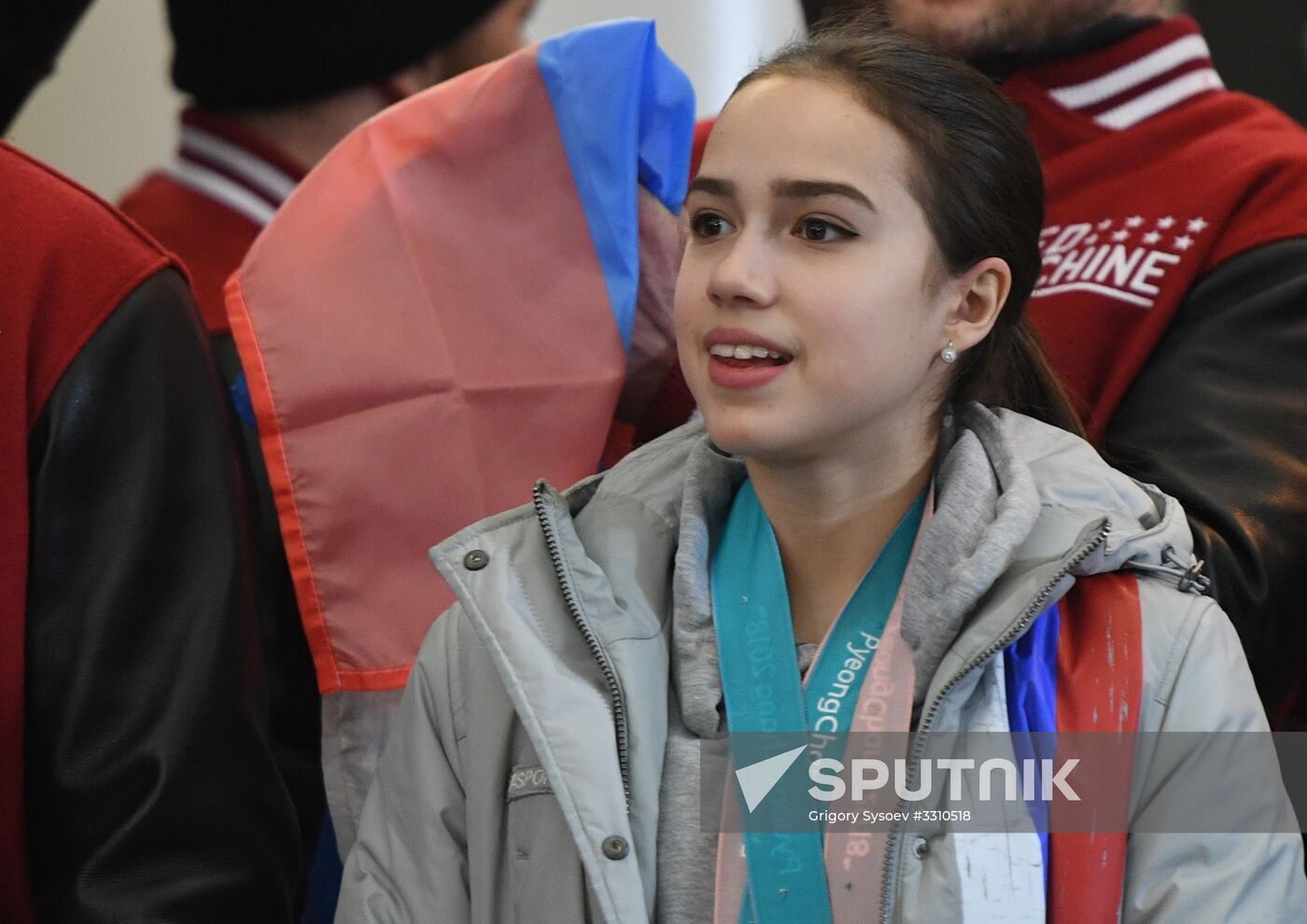 Russian 2018 Olympians are welcomed home