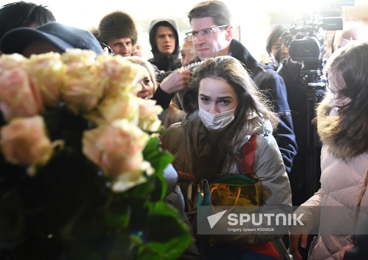 Russian 2018 Olympians are welcomed home