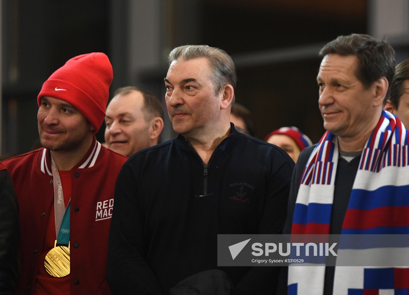 Russian 2018 Olympians are welcomed home