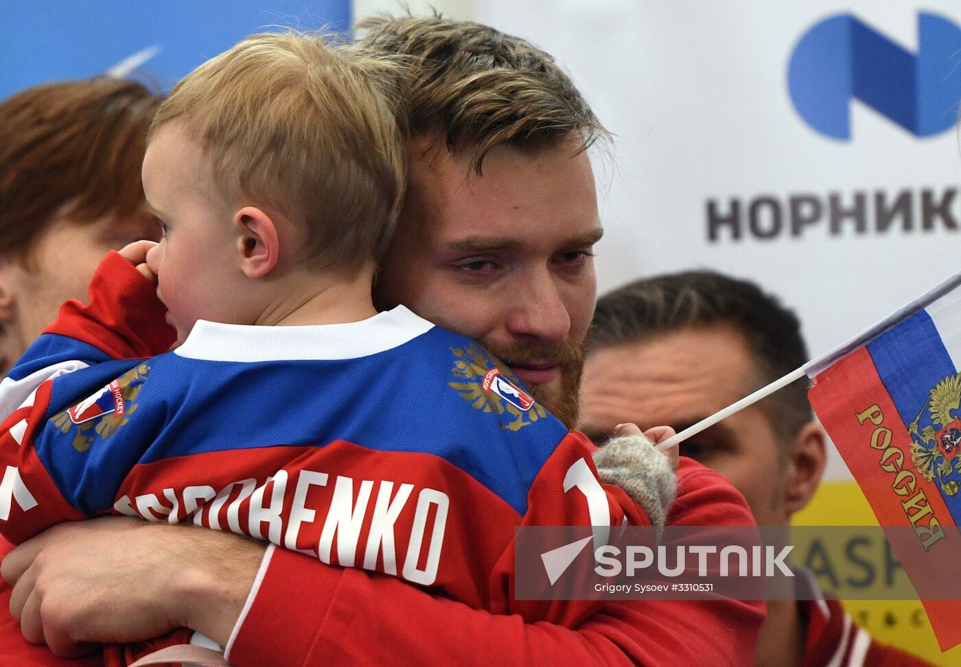 Russian 2018 Olympians are welcomed home