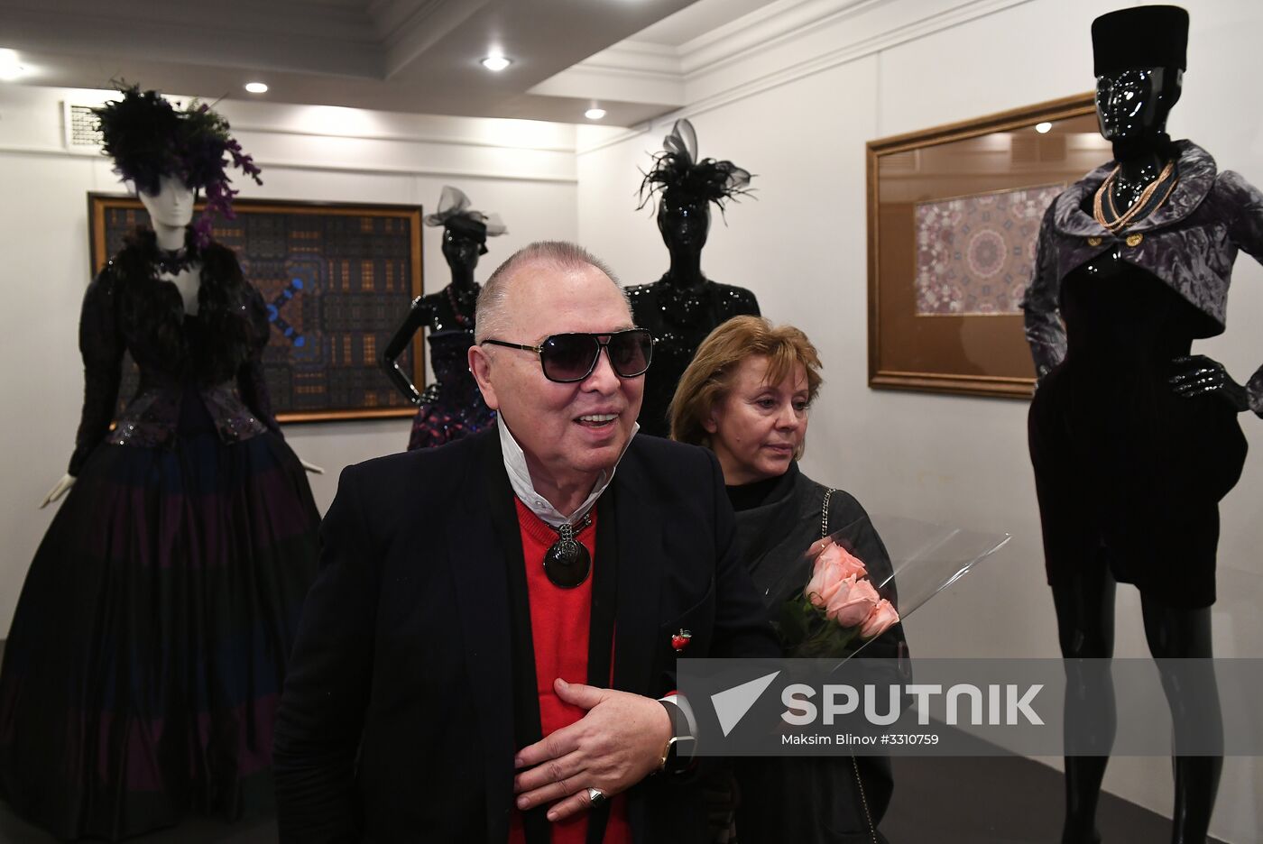 Fashion designer Slava Zaitsev's anniversary exhibition