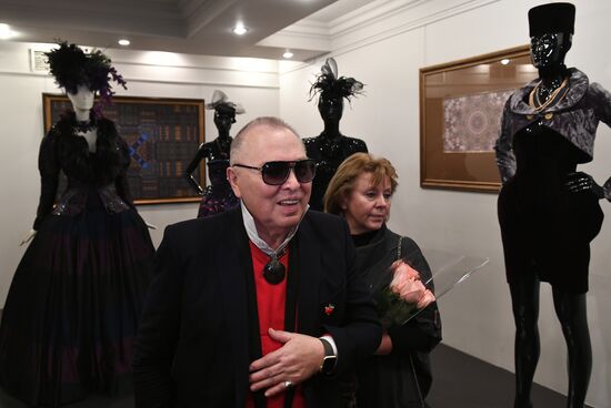 Fashion designer Slava Zaitsev's anniversary exhibition