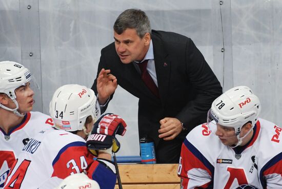 Ice hockey. KHL. Spartak vs. Lokomotiv