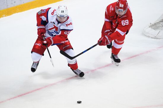 Ice hockey. KHL. Spartak vs. Lokomotiv
