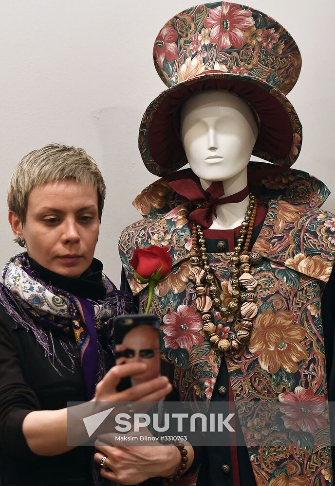 Fashion designer Slava Zaitsev's anniversary exhibition