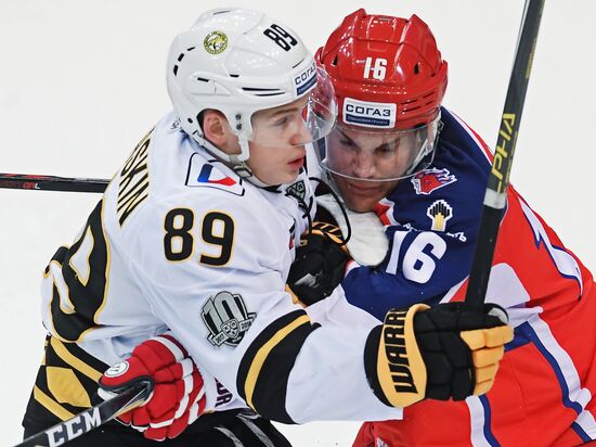 Ice hockey. KHL. CSKA vs. Severstal
