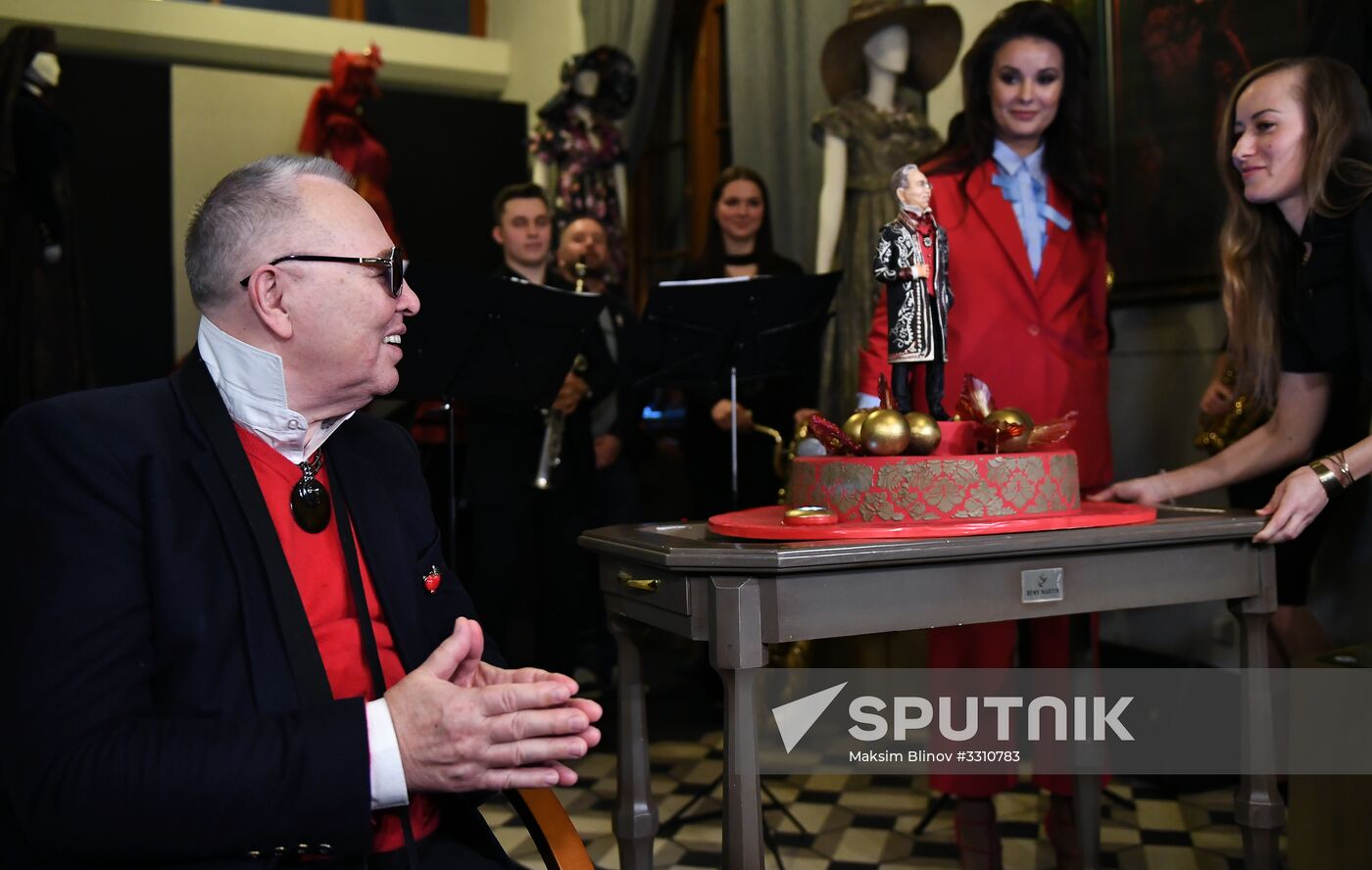 Fashion designer Slava Zaitsev's anniversary exhibition
