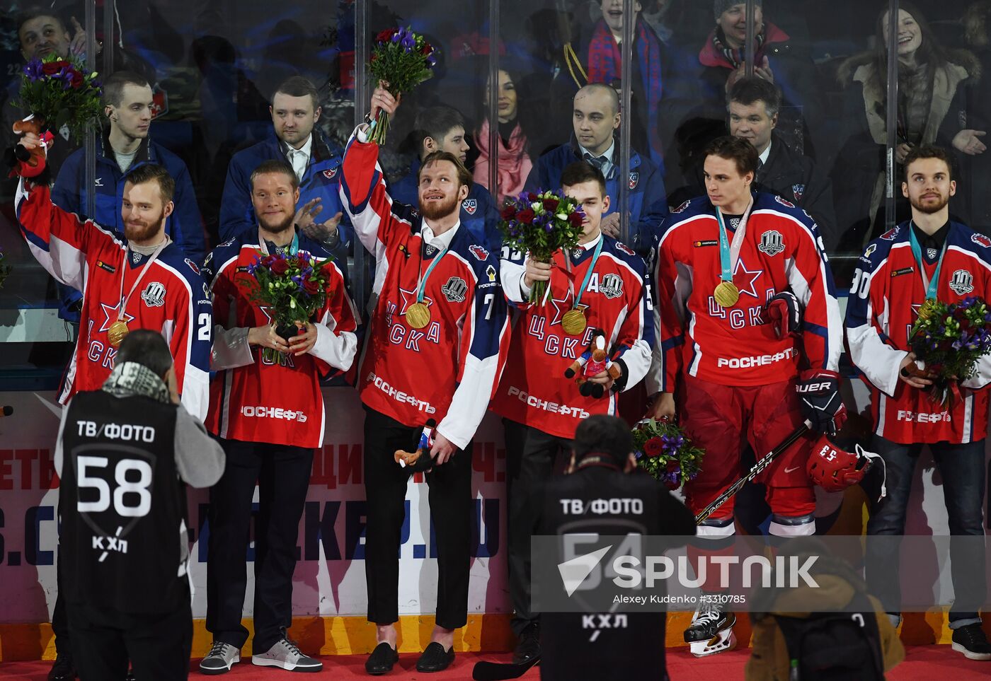 Ice hockey. KHL. CSKA vs. Severstal