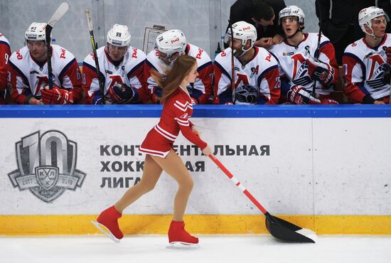Ice hockey. KHL. Spartak vs. Lokomotiv