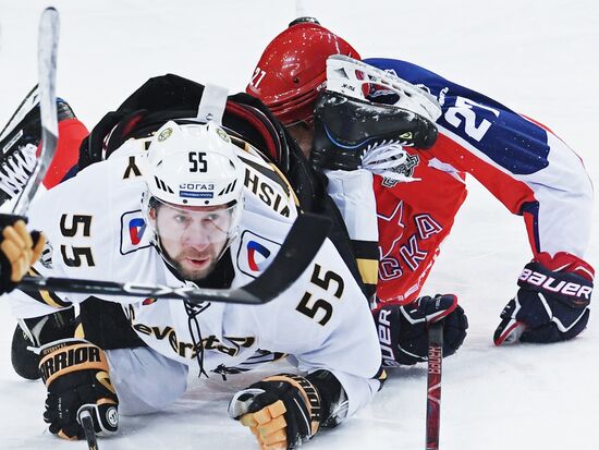 Ice hockey. KHL. CSKA vs. Severstal