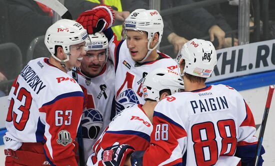 Ice hockey. KHL. Spartak vs. Lokomotiv