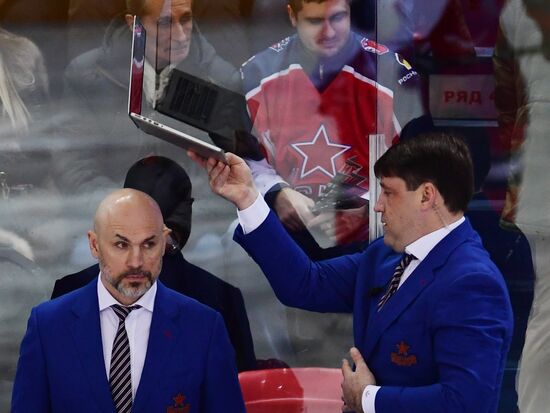 Ice hockey. KHL. CSKA vs. Severstal