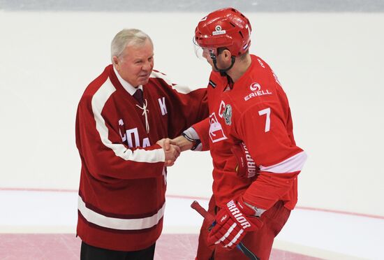 Ice hockey. KHL. Spartak vs. Lokomotiv