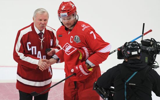 Ice hockey. KHL. Spartak vs. Lokomotiv