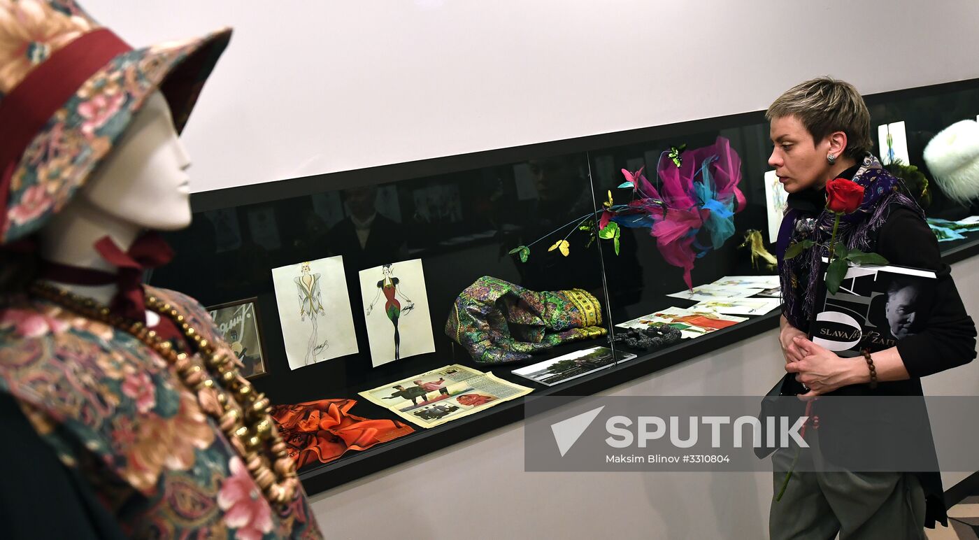 Fashion designer Slava Zaitsev's anniversary exhibition