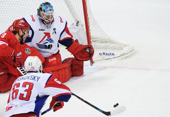 Ice hockey. KHL. Spartak vs. Lokomotiv