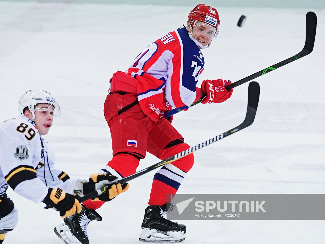 Ice hockey. KHL. CSKA vs. Severstal