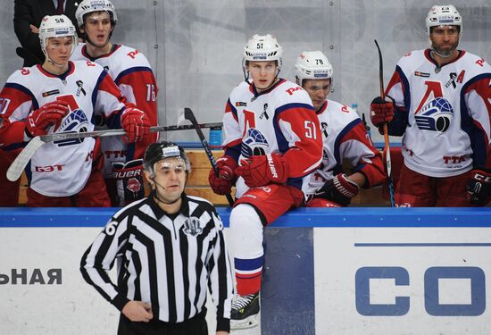 Ice hockey. KHL. Spartak vs. Lokomotiv