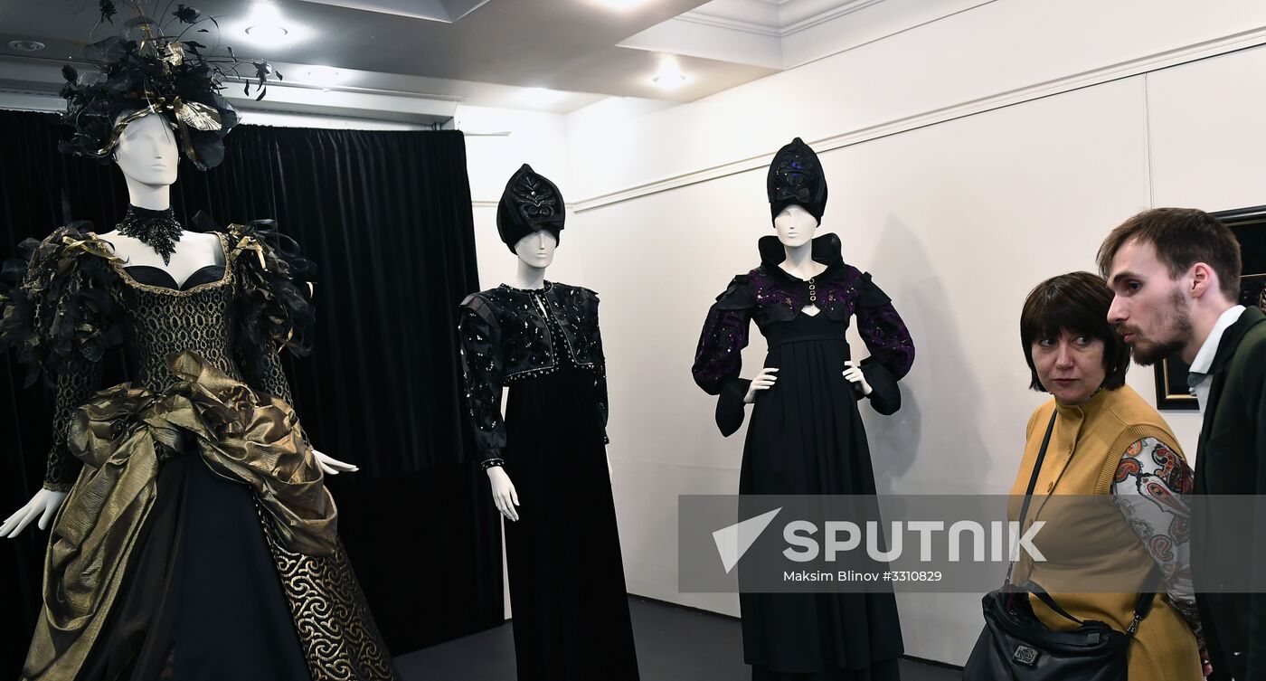 Fashion designer Slava Zaitsev's anniversary exhibition