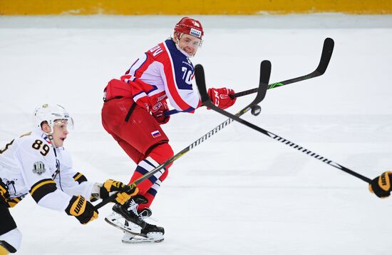 Ice hockey. KHL. CSKA vs. Severstal