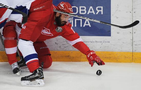 Ice hockey. KHL. Spartak vs. Lokomotiv