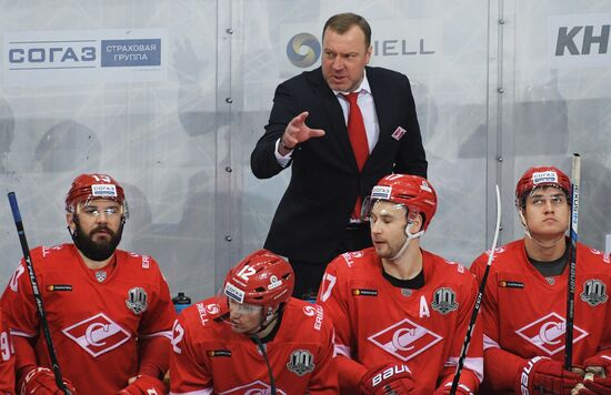 Ice hockey. KHL. Spartak vs. Lokomotiv