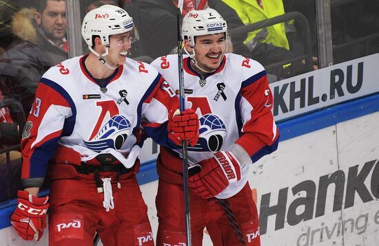 Ice hockey. KHL. Spartak vs. Lokomotiv