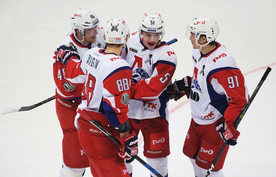 Ice hockey. KHL. Spartak vs. Lokomotiv