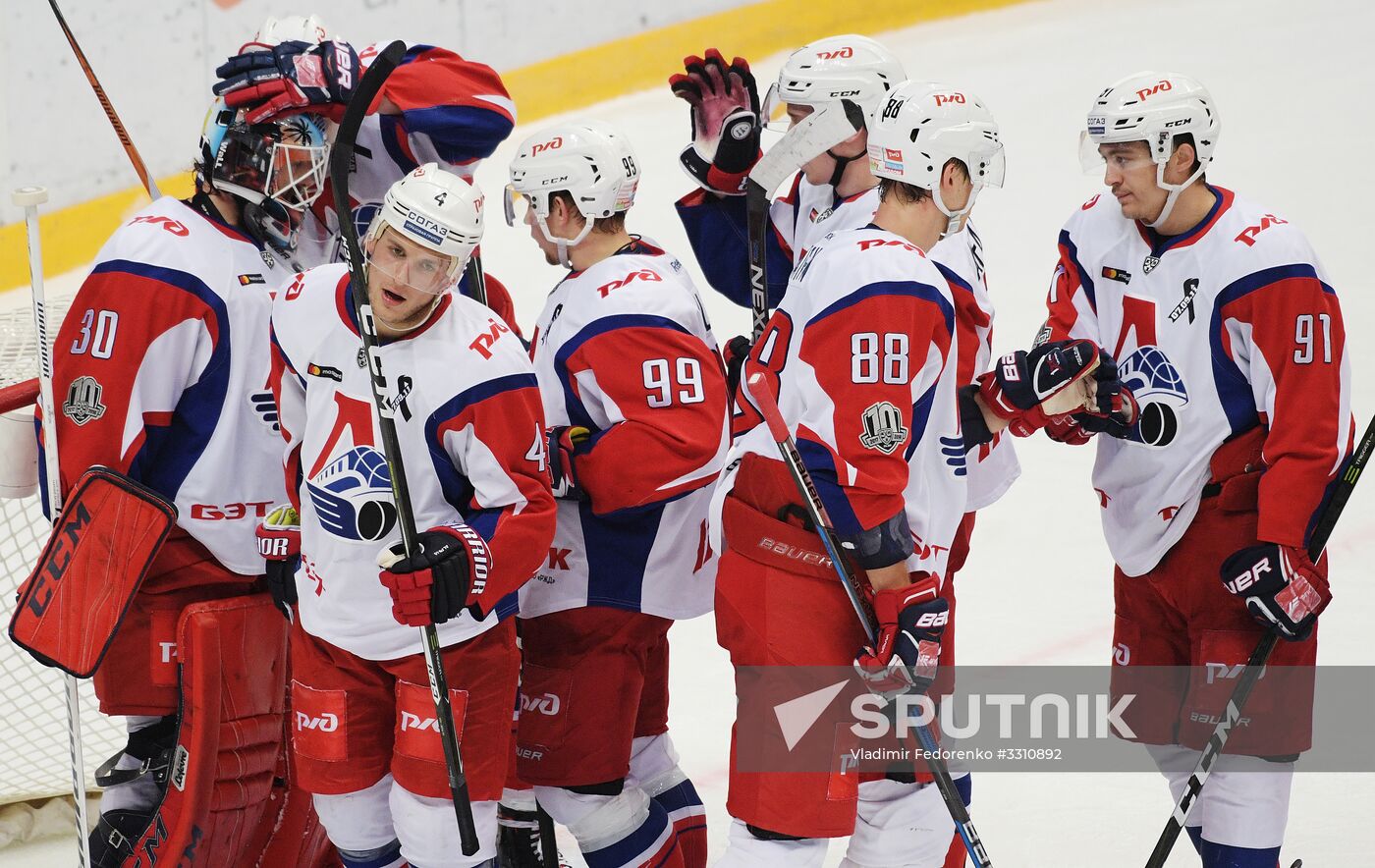 Ice hockey. KHL. Spartak vs. Lokomotiv