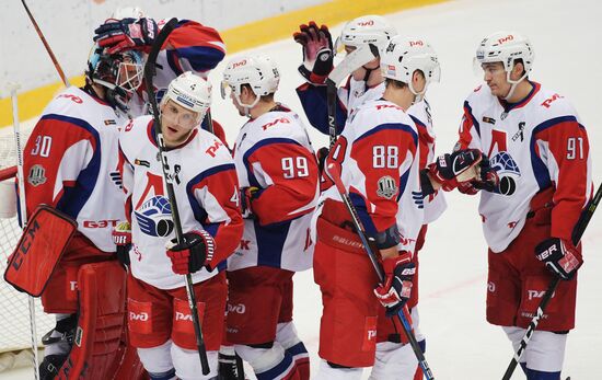 Ice hockey. KHL. Spartak vs. Lokomotiv