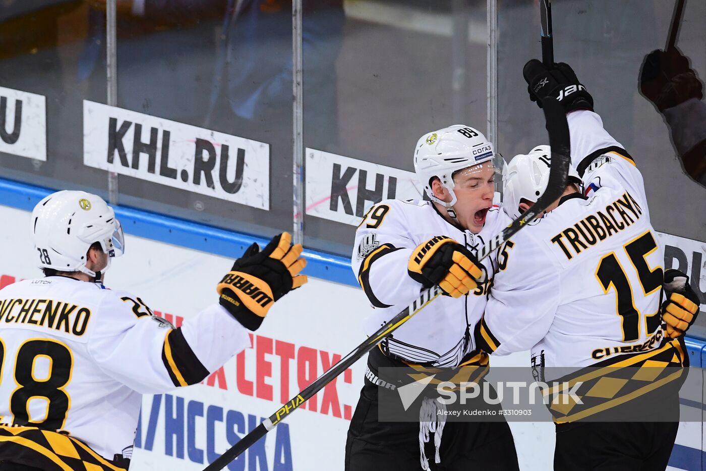 Ice hockey. KHL. CSKA vs. Severstal