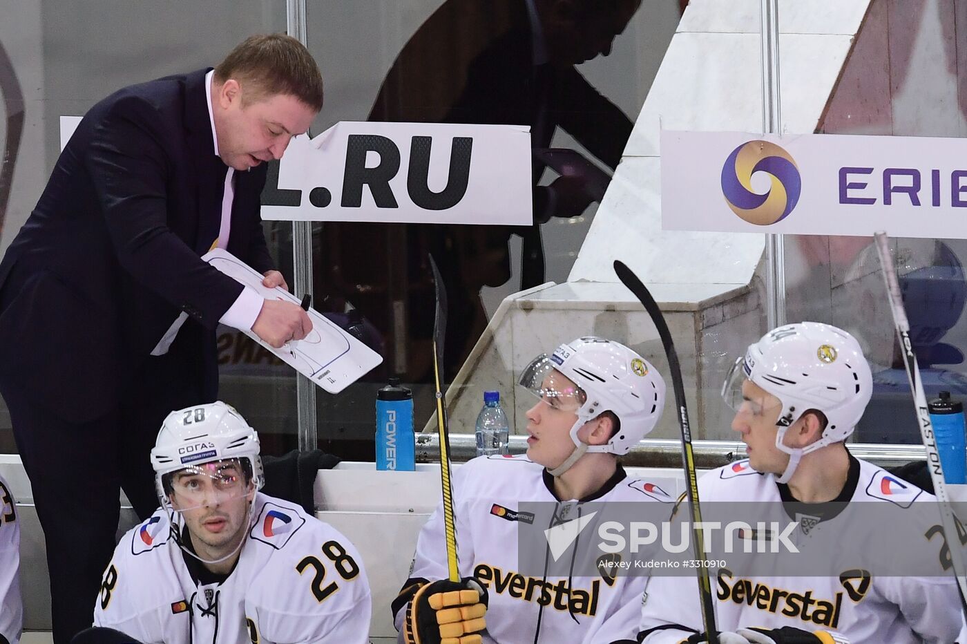 Ice hockey. KHL. CSKA vs. Severstal