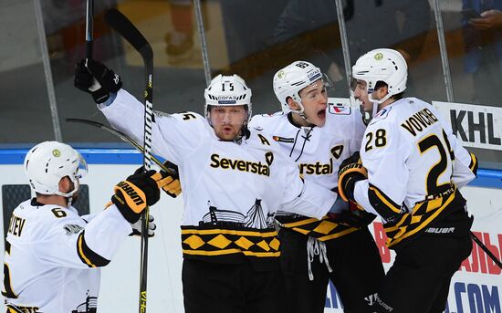 Ice hockey. KHL. CSKA vs. Severstal