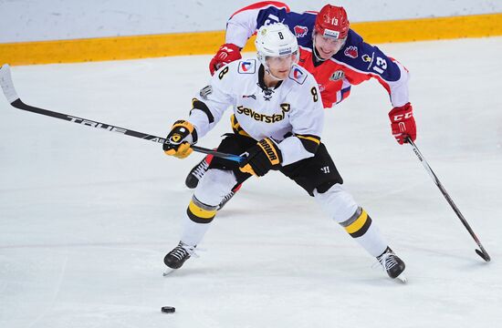 Ice hockey. KHL. CSKA vs. Severstal