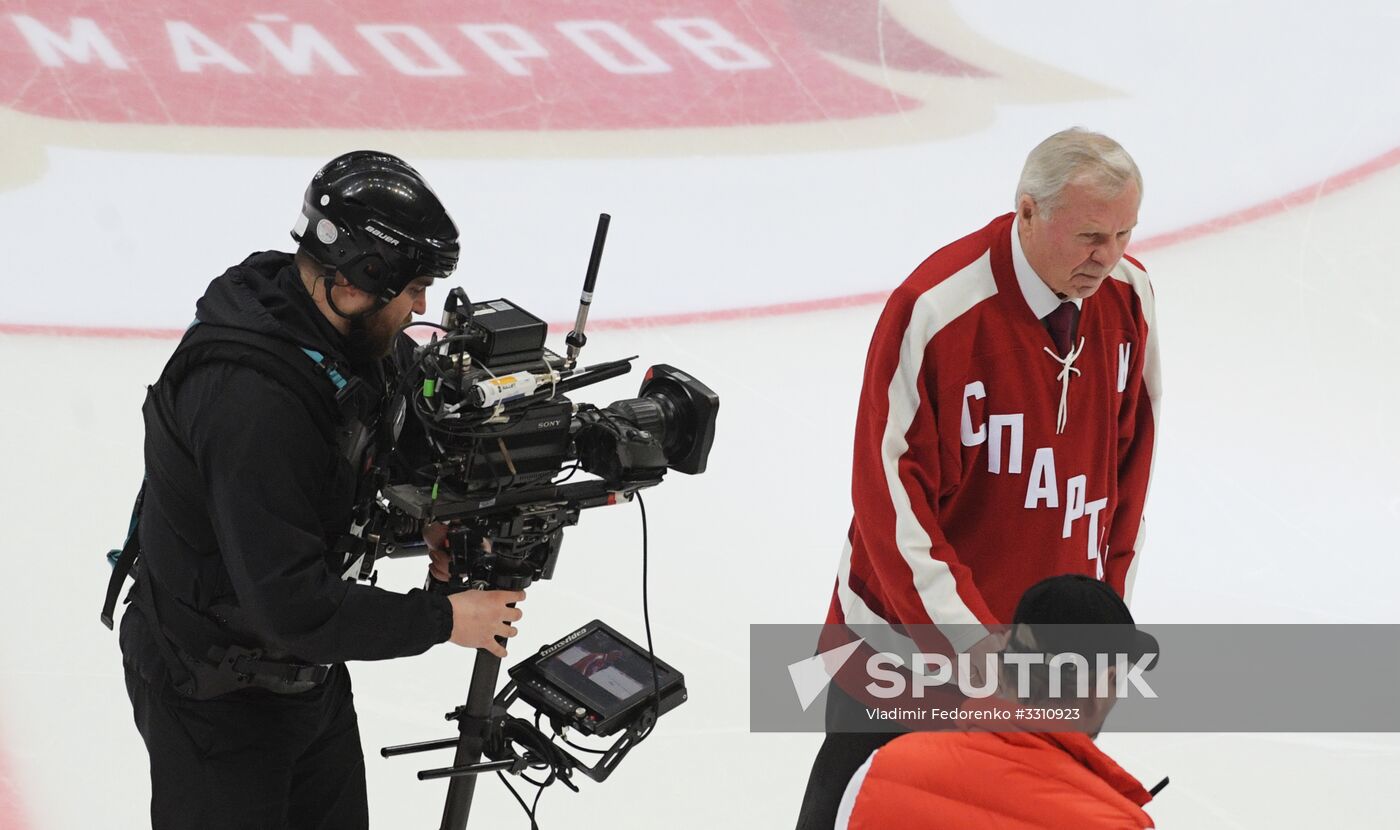 Ice hockey. KHL. Spartak vs. Lokomotiv