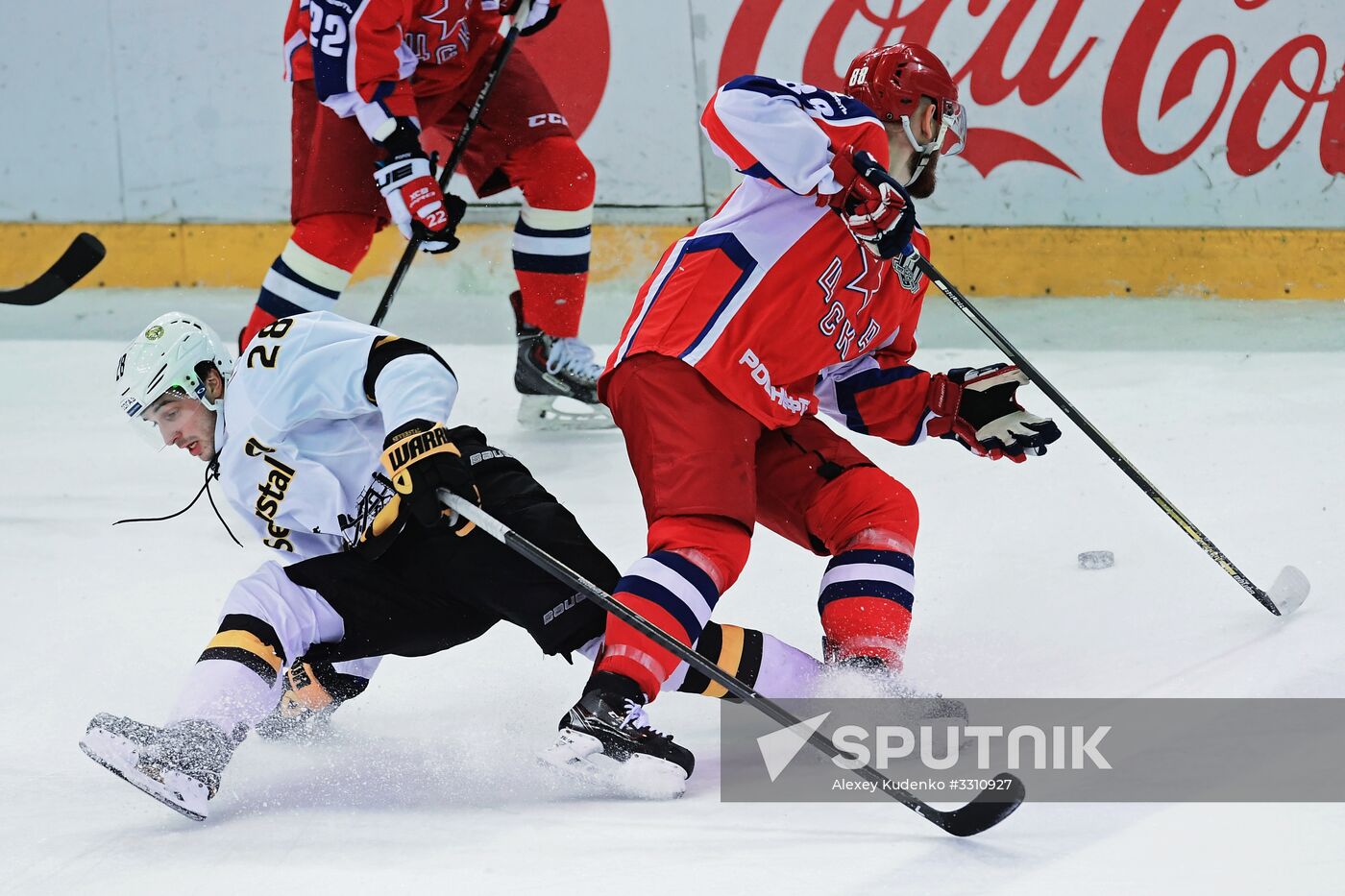 Ice hockey. KHL. CSKA vs. Severstal