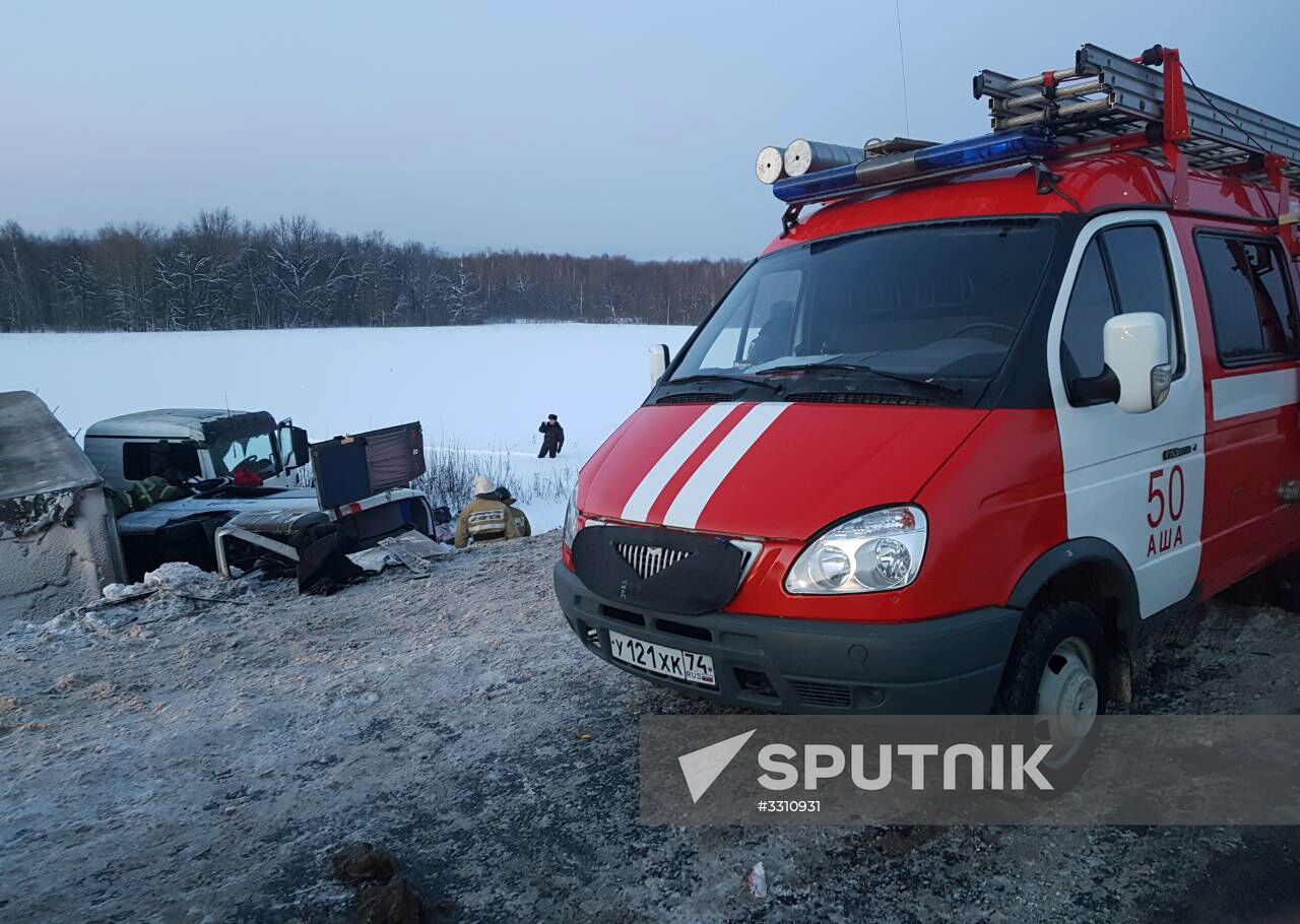Minibus gets into road accident in Bashkiria