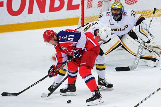 Ice hockey. KHL. CSKA vs. Severstal