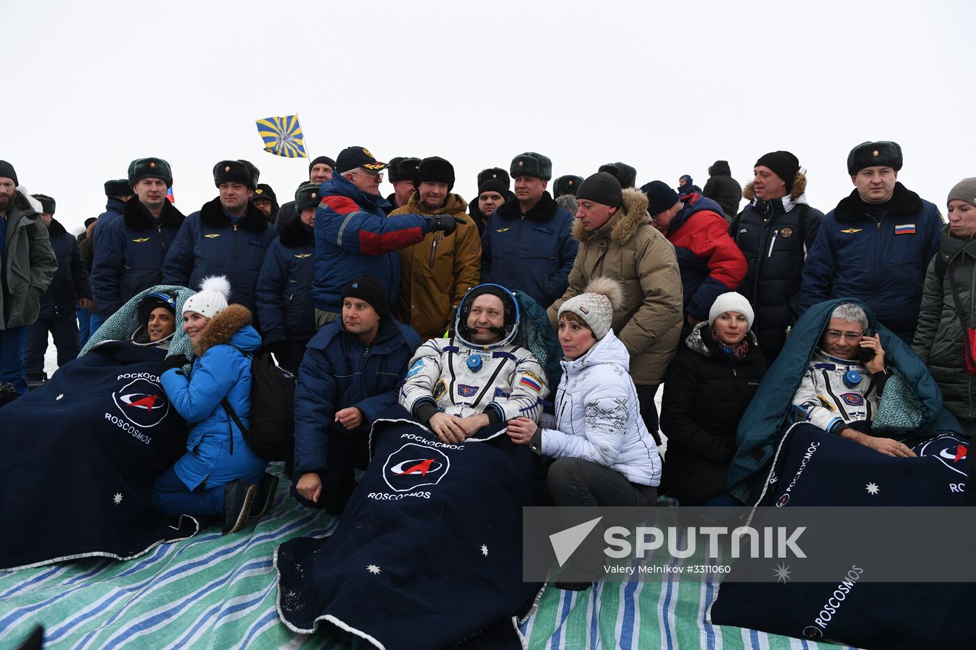 Soyuz MS-06 manned capsule lands in Kazakhstan