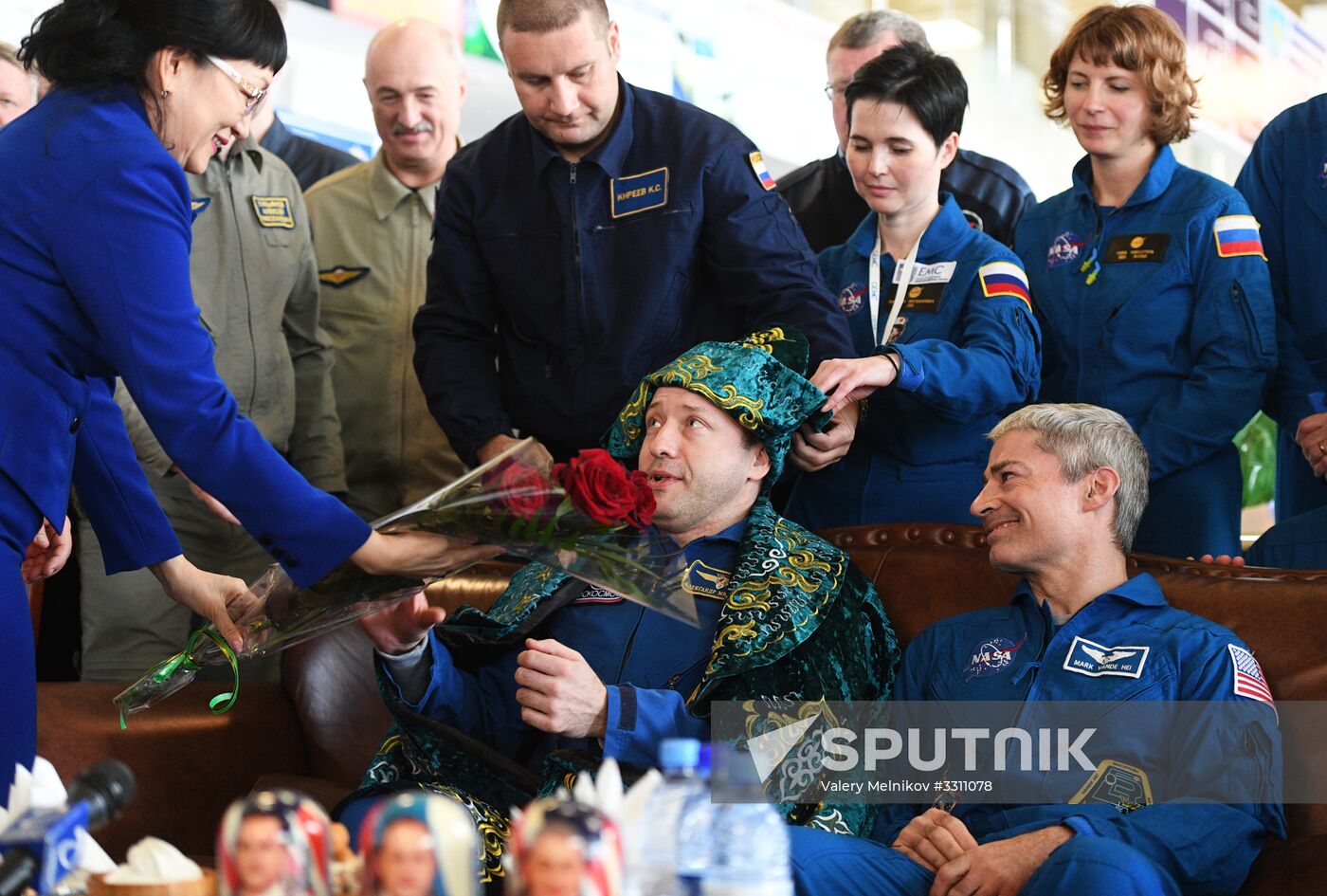 Soyuz MS-06 manned capsule lands in Kazakhstan