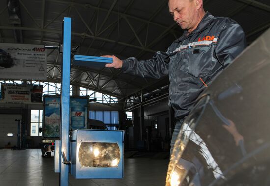 Inspection station in Pyatigorsk
