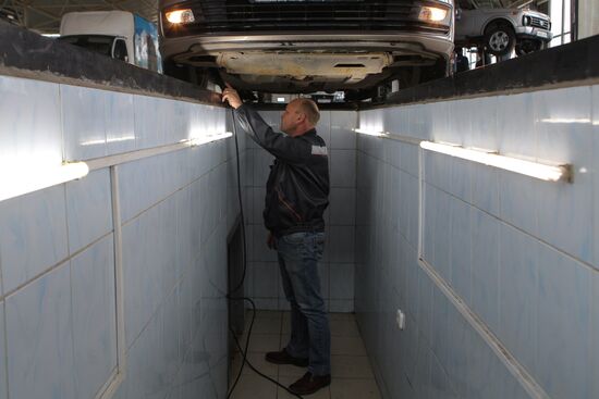 Inspection station in Pyatigorsk