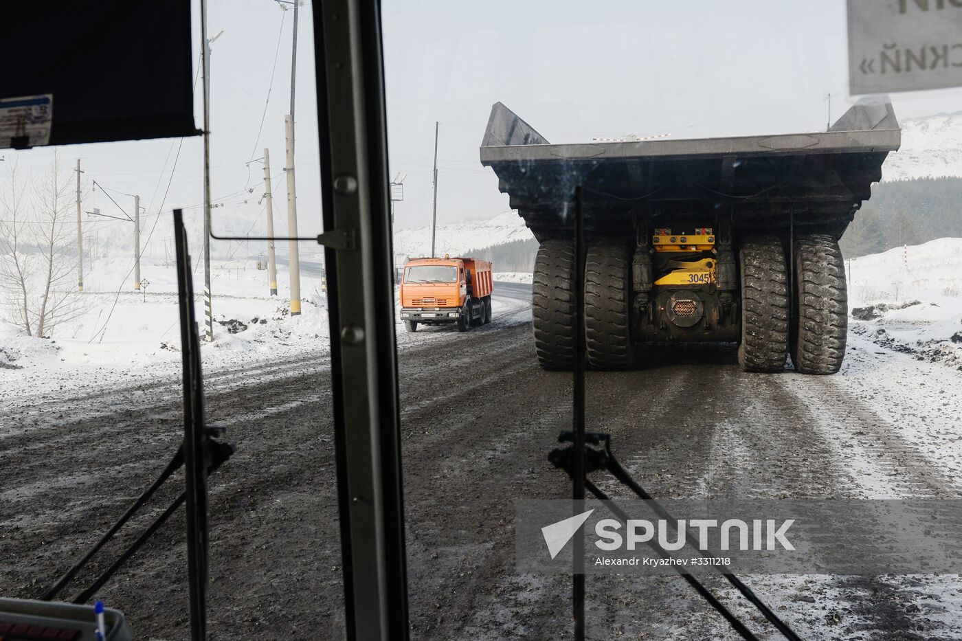 Kedrovsky open-pit coal mine