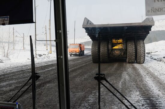 Kedrovsky open-pit coal mine