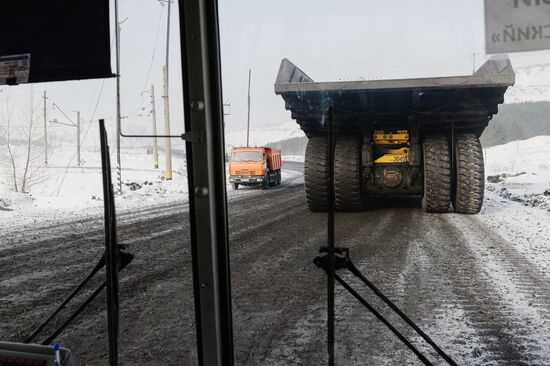 Kedrovsky open-pit coal mine