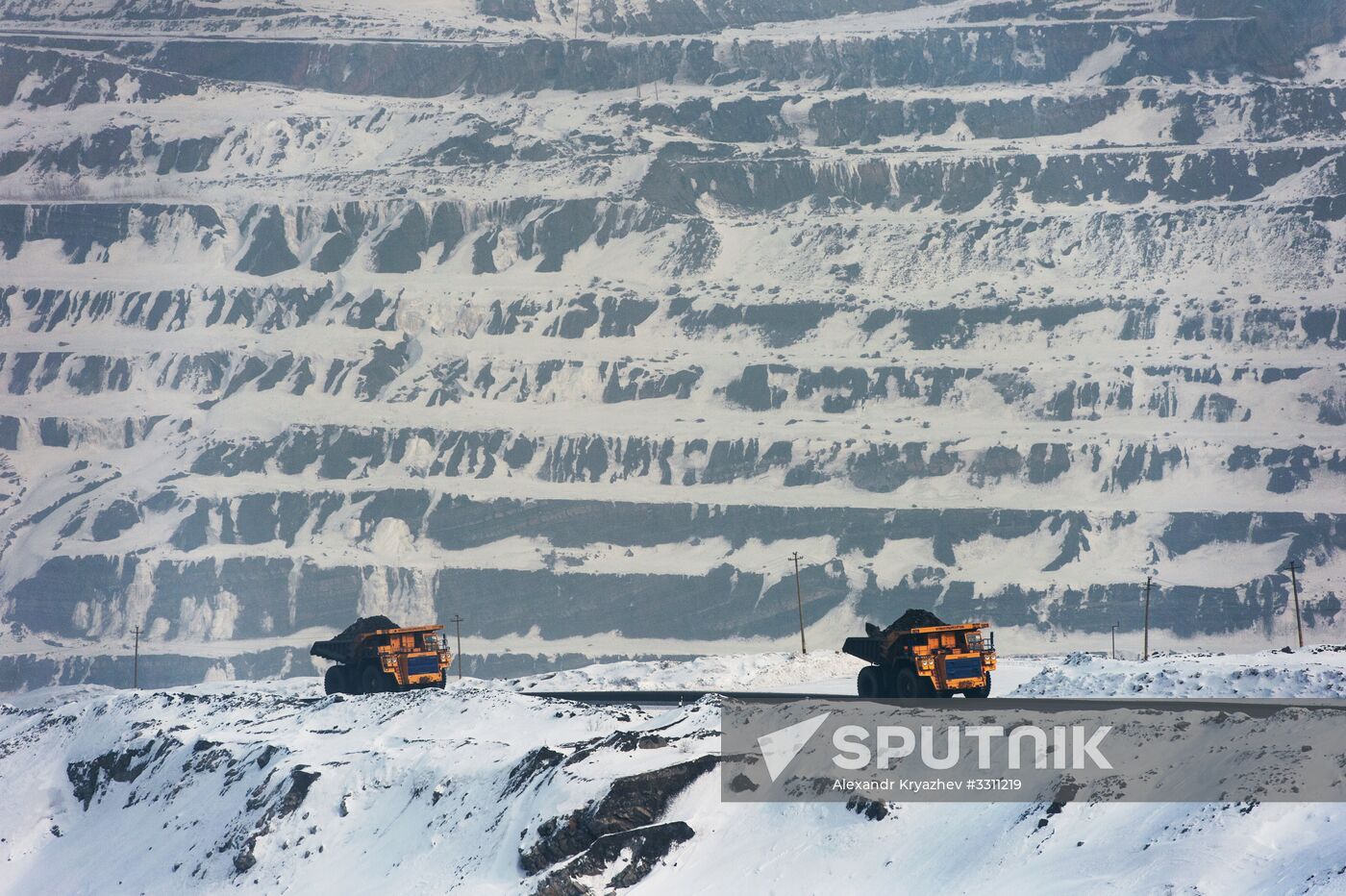 Kedrovsky open-pit coal mine