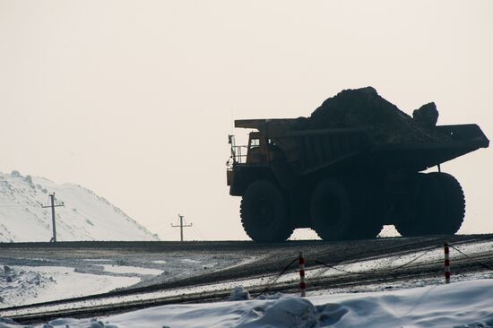 Kedrovsky open-pit coal mine