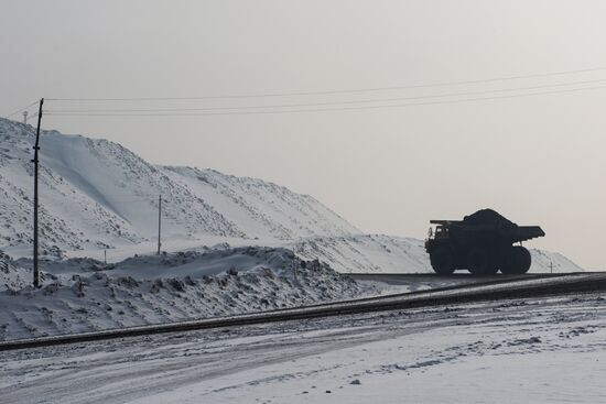Kedrovsky open-pit coal mine