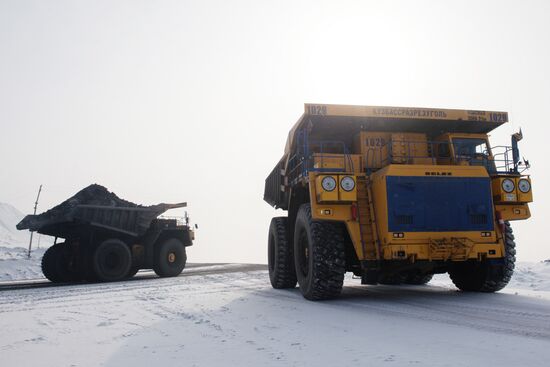 Kedrovsky open-pit coal mine